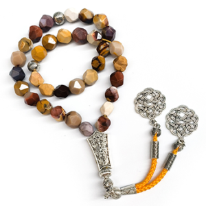33 Beads Golden Silk Jade Islamic Tasbih, Factory Direct Sales Available: 33/45/51/66/99 beads
