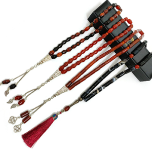 Raw agate Muslim tasbih, an elegant gift choice Handmade Tassels