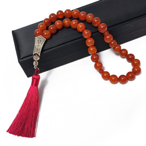 Islamic prayer beads, 10mm agate, 33 beads, Muslim prayer beads, Misbaha, Arabic bracelet, glorify Him, Tasbih, rosary