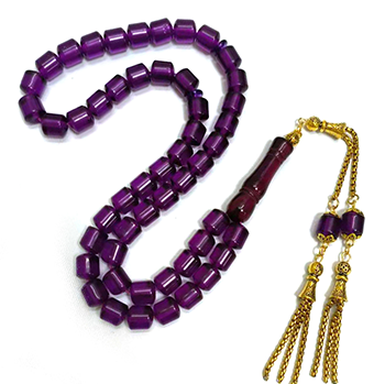 Muslim Tasbih Stylish Islamic Prayer Beads Resin 45/51 Beads