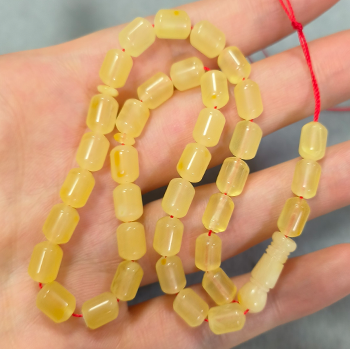 Muslim Prayer Tasbih Natural Baltic Amber from Russia 6×7mm Beads